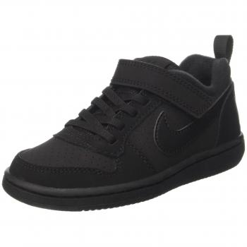 Nike Court Borough Low (PSV), Zapatos de Baloncesto Niños, Negro (Black/Black 001), 29.5 EU