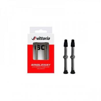 Válvula Vittoria Tubeless 40 mm Plateado (2 Unidades)