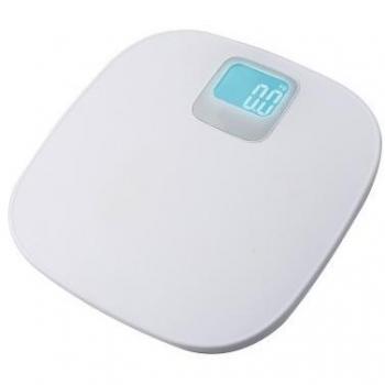 Báscula de Baño Digital Plástico Blanca con Diseño Elegante y Base Resistente