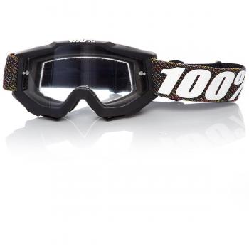 100% Accuri Krick máscara de bicicleta de montaña unisex, Negro