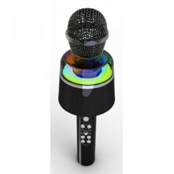 Micrófono Inalámbrico Gembird MICBT-01-BK para Karaoke con Bluetooth y Altavoz Integrado, Negro