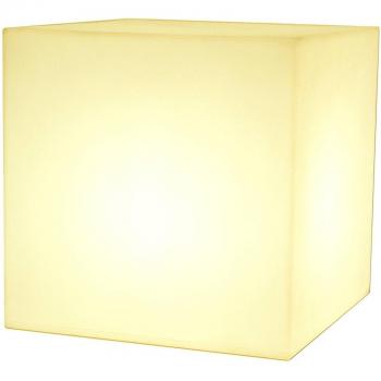 Lámpara LED solar Newgarden Cuby, 40 x 40 cm