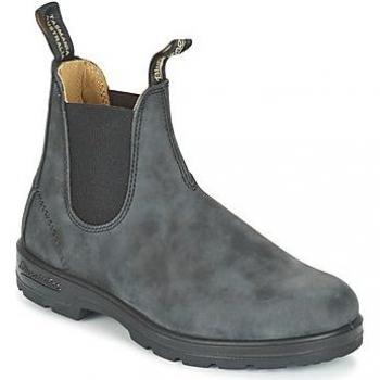 Botas Chelsea Blundstone Classic 587 Unisex de Cuero Negro Rustic Black, Talla 38.5 EU
