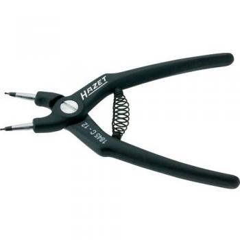 Pinza para anillos de seguridad HAZET 1845C-8, 140 mm, punta recta, adecuada para anillos internos de 8 a 11 mm