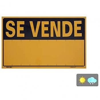 Normaluz RD51400 - Cartel se Vende PVC Glasspack 0.4 mm 45 x 70 cm, Amarillo
