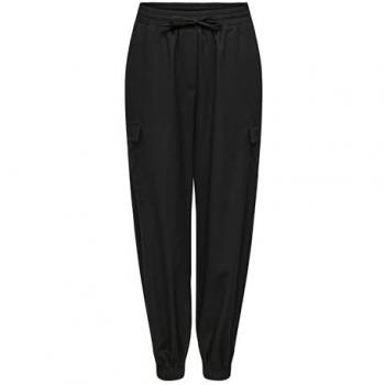 Only Onlkatinka Women's Black Cargo Pants - XS to S