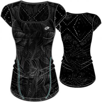 Lotto Paddle tee W - Camiseta, Mujer, Negro