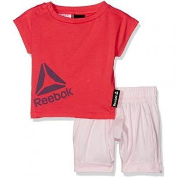 SET REEBOK G ES INF SJ SS SET BK3546 Naranja, Set de ropa unisex para niños, color naranja, talla 12 meses