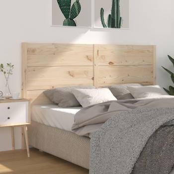 Cabecero de cama 156x4x100 cm de madera maciza de pino en color marrón Vidaxl