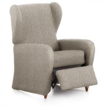 Funda para sillón con pies separados Eysa ROC Marrón claro 90 x 120 x 85 cm