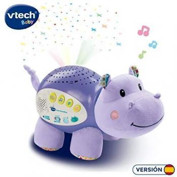 VTech Baby - Proyector Musical Popi Estrellitas con Sonidos de la Naturaleza, Rimas Infantiles y Temporizador
