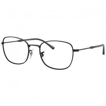 Ray-Ban RX6497 Asian Fit 2509 Men's Eyeglasses Black Size 53 (Frame Only) - Blue Light Block Available