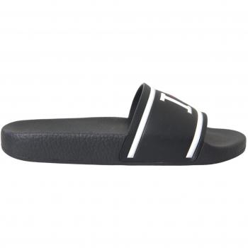 Dolce & Gabbana Black Leather I Love D&G Slide Sandals EU36/US5.5