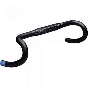 Manillar PRO LT Gravel Aluminio 44 cm, 10° de inclinación, color negro