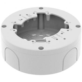 Caja de conexión para cámaras de seguridad Hanwha SBV-140BW con soporte para montaje
