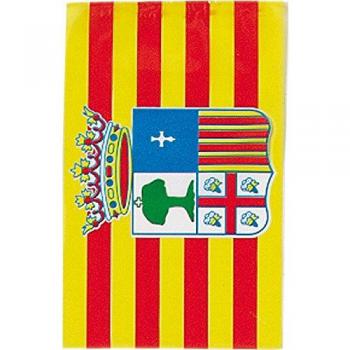 Verbetena - Bandera plástico Aragon 20x30 cm, bolsa 5x10 metros