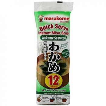 MARUKOME instant wakame miso soup 216g Japón - Pack de 3 uds
