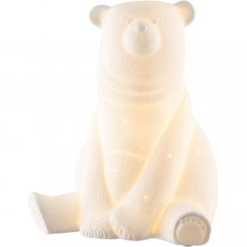 Bear Table Lamp with LED Light and Ceramic Design