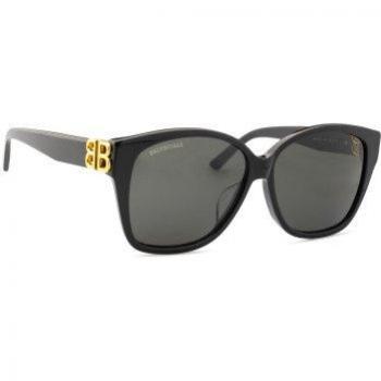 Balenciaga Square Black Prescription or Non-Prescription Sunglasses BB0135SA 001