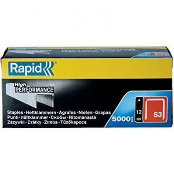 Rapid 11859610 Grapas, 53/12mm, Set de 5000 Piezas