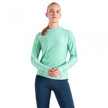 Dare2b Women's Lightweight Quick-Drying Mint Green Marl Hoodie