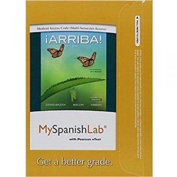 MyLab Spanish Access Card with Pearson eText for ¡Arriba!: Communication and Culture, 2015 Edition (Multi-Semester)