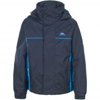 Trespass Mooki - Chubasquero para niño, color azul, talla DE: 7-8 Jahre