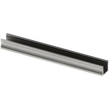 Perfil LED Slimline 15 mm, anodizado en plata, aluminio - 3 m