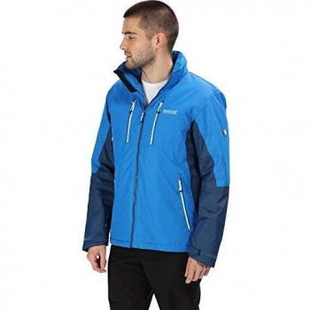 Regatta Fabens Ii - Chaqueta térmica impermeable y transpirable para hombre, Hombre, Chaqueta aislante impermeable., RMP247 69850, Oxford Azul/Prussian., S