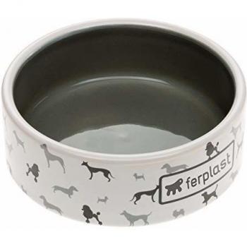 Cuenco de Cerámica Juno Medium para Perros y Gatos - 750 ml, Ø 16.3 x h 6.1 cm