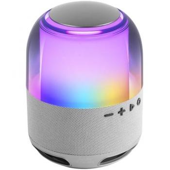 Altavoz Portátil Bluetooth 15W Mars Gaming MS-Flow con Iluminación RGB 360°, Sonido DeepBass de 57mm, Bluetooth 5.3 y MicroSD en Negro, Gris Plateado o Rosa