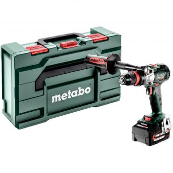 Taladro percutor inalámbrico Metabo SB 18 LTX BL Q I 18V 2x5,2Ah Li-Power con maletín MetaBOX y cargador ASC 55