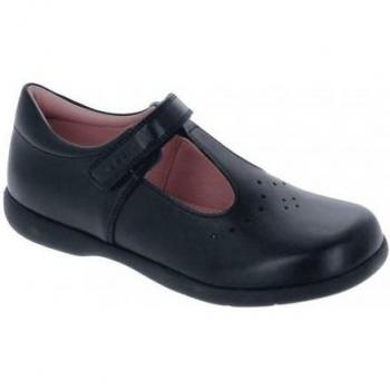 Geox Girls Naimara Perforated Patent Leather Mary Janes - Black - Size: 11