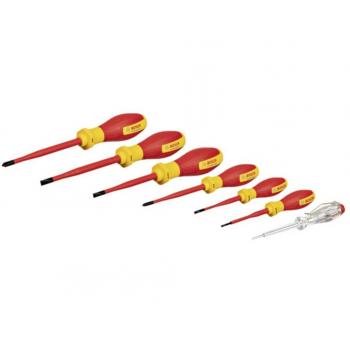 Set de destornilladores SL/PH aislados VDE, 7 uds