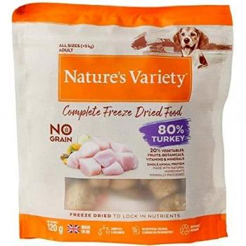 Nature's Variety Complete Food Mini Turkey Freeze-Dried Dog Food 120g