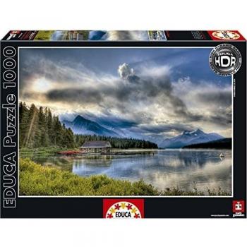 Puzzles Educa - Lago Maligne Canadá, Puzzle de 1000 Piezas