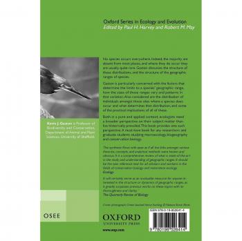 Oxford Series in Ecology & Evolution: Structure and Dynamics of Geographic Ranges (Ecology Textbook)