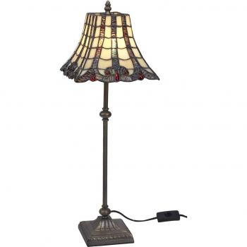 Lámpara de mesa Viro Iluminación Crema Zinc 60 W 20 x 60 x 20 cm