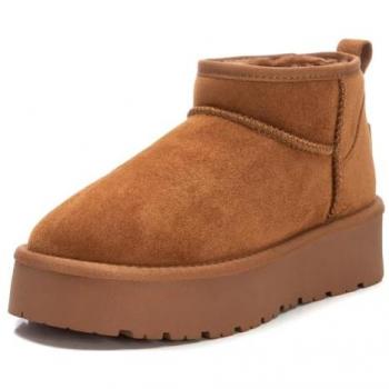 Botín de Mujer XTI 142212 Beige, color beige, tipo botín plano, talla 38