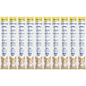 GimCat Sticks Barritas para Gatos Salmón y Trucha Pack Económico (30 unidades)