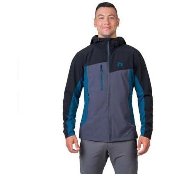 Hannah Carsten II Men's Softshell Jacket - Black and Blue