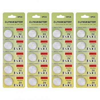 Fortune CR2016 3V Lithium Battery,Electronic Button Cell batteries for Toys Calculators Watches Led Light Candles