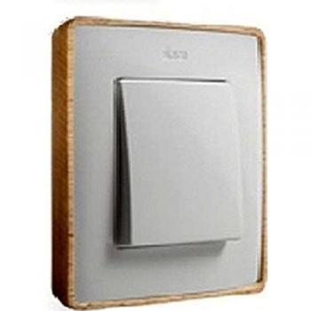 SIMON 8201630-270 Placa de Pared, Blanco
