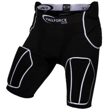 Fundas Full Force con cinco bolsillos y 5 pads cocidos, futbol americano, bk, L