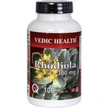 Vedic Health Rhodiola Extracto Estandarizado 300mg, 100 Cápsulas