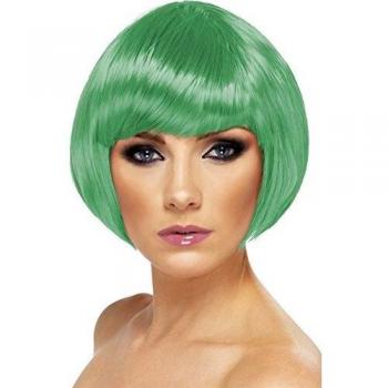 Smiffy's Verde Corto Bob Peluca