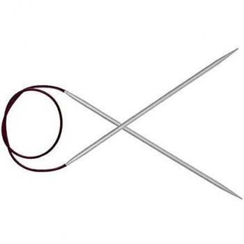 KnitPro - KnitPro Basix (80cm, 4.00mm) Agujas Circulares de Aluminio - 1 Unidad