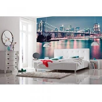 Komar 8 – 731 (368 x 254 cm, muralNeon Cityscape Scenic, multicolor (8 unidades)