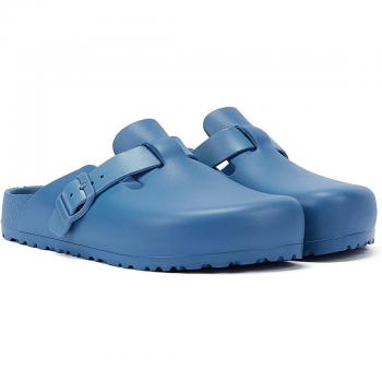 Sandalias Confortables Birkenstock Boston Eva Para Mujeres Color Azul