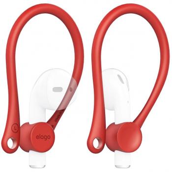 elago Earhook Comodidad Ligera de Larga duración para Auriculares de Apple Rojo